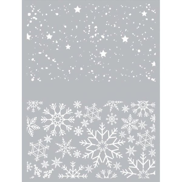 Graine Créative - Silkscreen schablon för polymerlera Jul