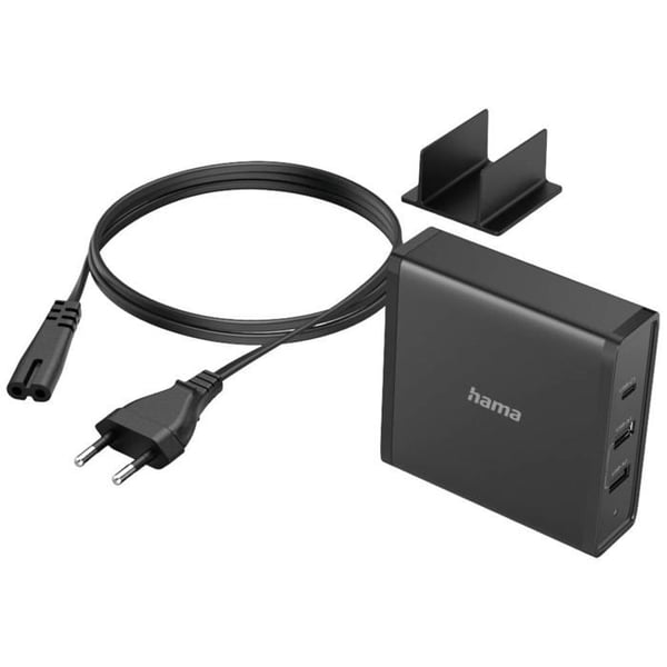 Hama USB-ladestation 65 W 2x USB-A, 1x USB-C® Power Delivery sort indendørs