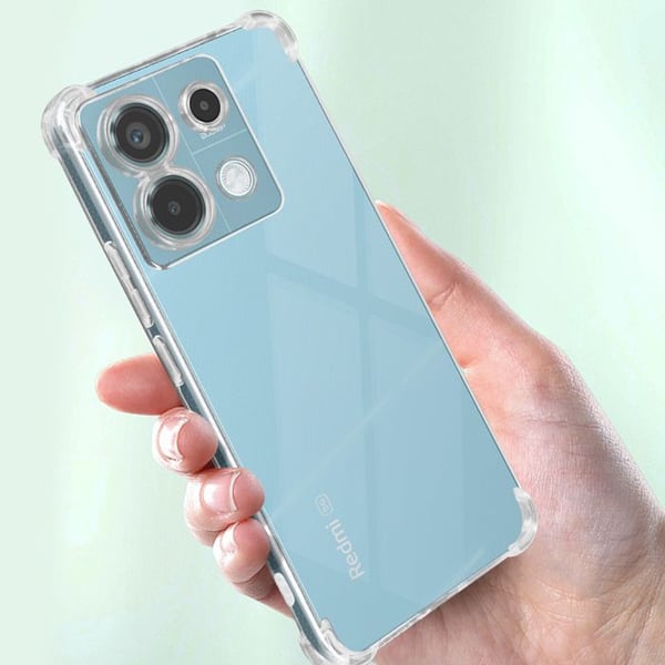 Chockresistent Fodral - MAYAXESS - Redmi Note 13 Pro 5G - Transparent - Förstärkta Hörn - Lätt Design