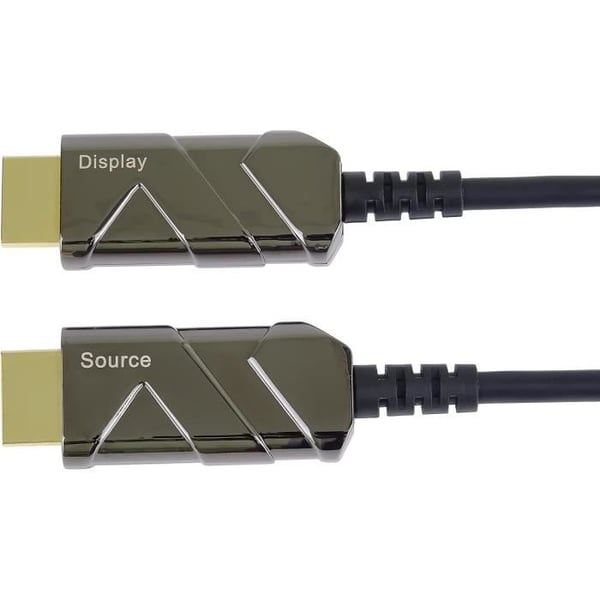 PremiumCord 8K Optisk Aktiv Ultra Højhastighed HDMI 2.1 MM 48Gbps, Sort, 20m
