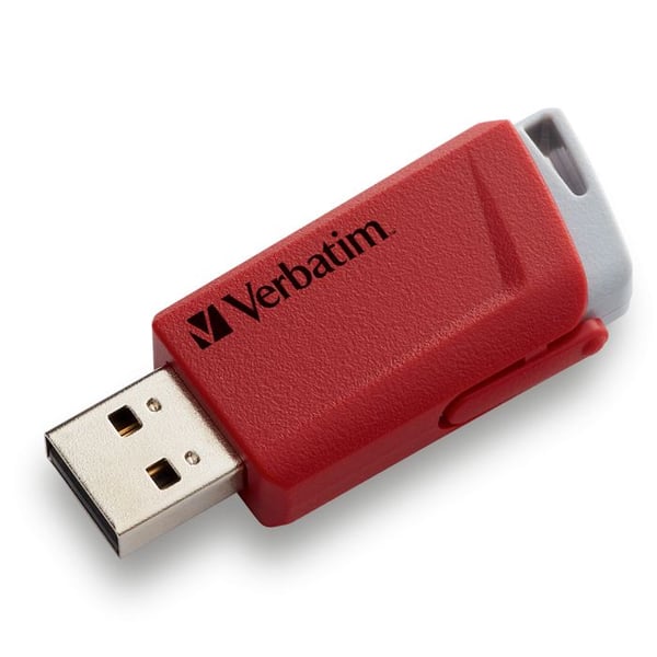 Verbatim V Store N CLICK USB-minne 32 GB röd, blå 49308 USB 3.1 (Gen 1)