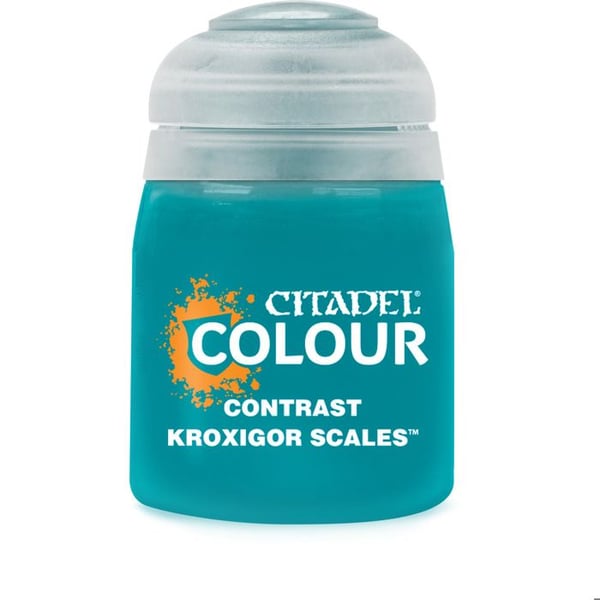 Målning - GAMES WORKSHOP - Citadel-Contrast Kroxigor - Turkos färg - 18 ml - Matt