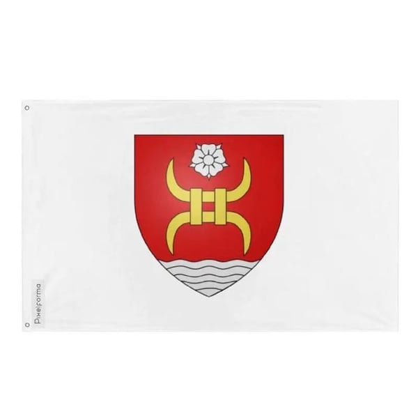 Windsorflagga – 60 x 90 cm – Hållbar Polyester – 2 Metallöglor – Inomhus/Utomhus – Pixelforma