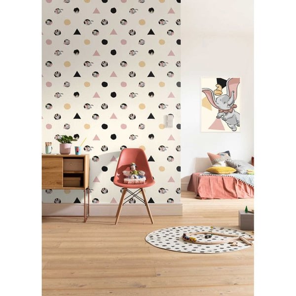 Tapeter - Disney - Dumbo - Non-woven - Geometriskt mönster - 200 cm bred