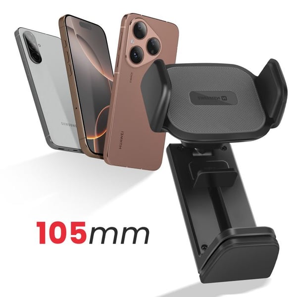 Støtte til Smartphone - SWISSTEN - Jaws Grip - Universalfæste - Rotérbar 360° - Kompatibel med 4.7 til 8.7"