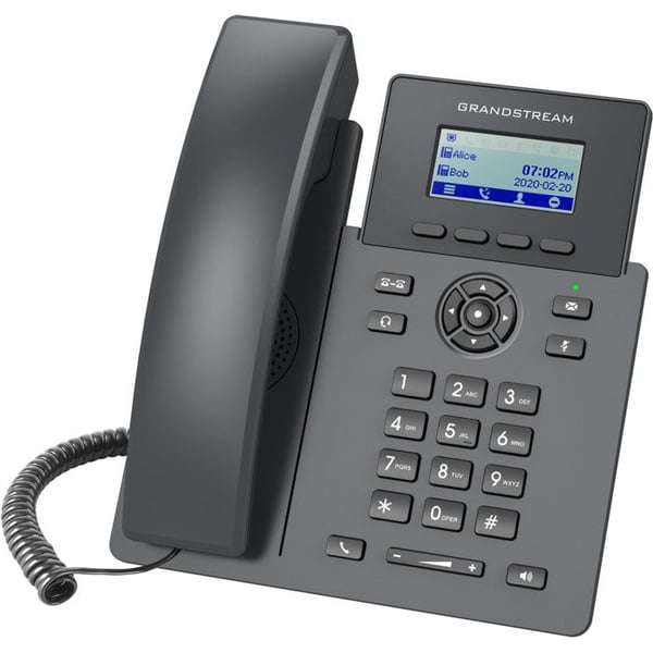 IP-telefon - Grandstream - GRP2601 - 2 SIP-konton - 2,41" LCD-skärm - EHS-kompatibel