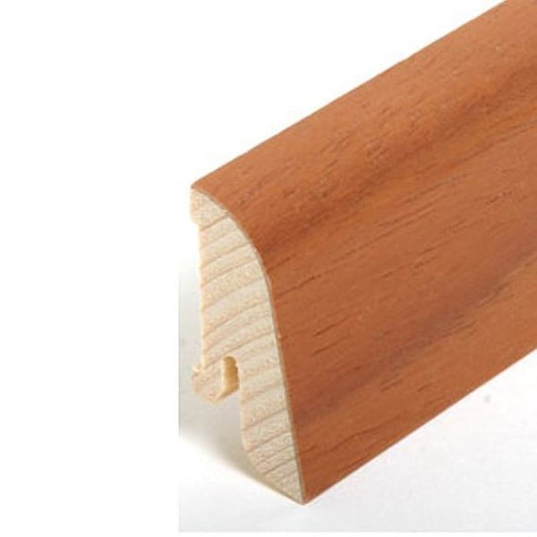 PROVISTON Fanerad träsockel 19 x 38 x 2500 mm Kempas 62,5 meter | 25 stycken