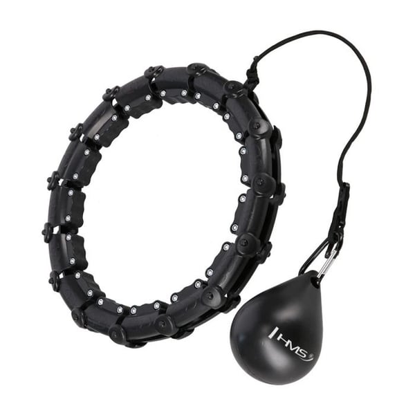 Fitnessring - HMS - HHW11 GT - Justerbar - Med vikter - Svart