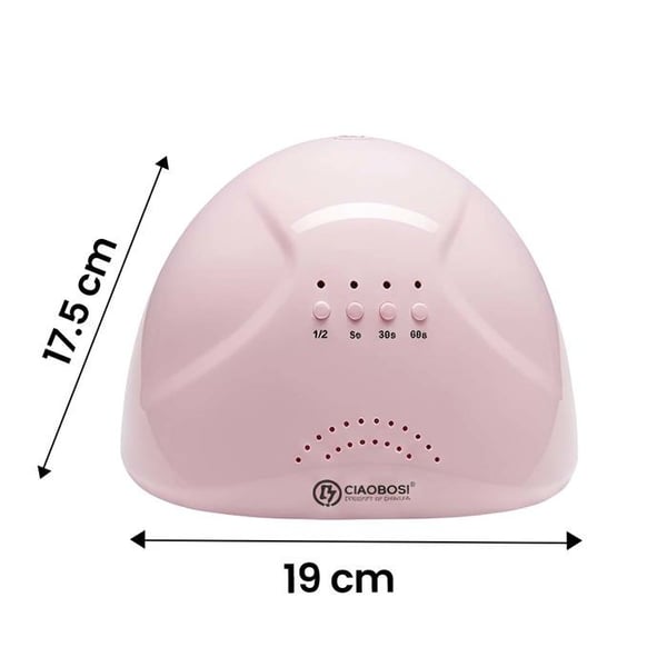 UV/LED-torklampa - AVIZAR - 19W - Automatisk sensor - 3 tidtagare - Lågtemperaturläge