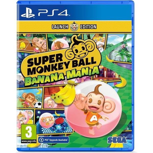 PlayStation 4-spel - SEGA - Super Monkey Ball Banana Mania - 300 nivåer - 12 minispel - Fler spelare upp till 4