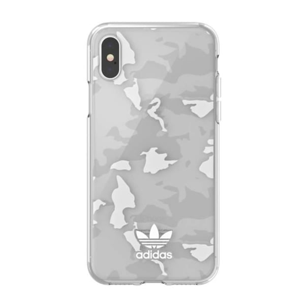 Skyddande skal - iPhone X/XS - Camo Trefoil - Vit - Optimal skydd
