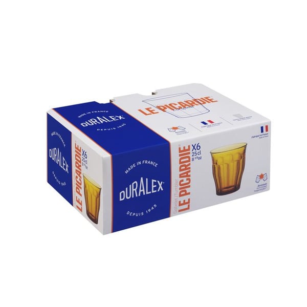Gobelet Picardie vermeil 25 cl (lot de 6) - Duralex- USED