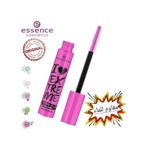 Mascara - Essence - I Love Extreme Crazy Volume - Sort - 9 ml - Ikke vandtæt