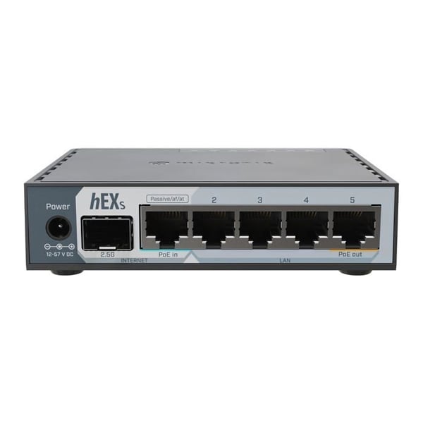 Router Mikrotik E60IUGS Gigabit Ethernet 2.5Gbps SFP+ PoE USB 3.2 DDR3