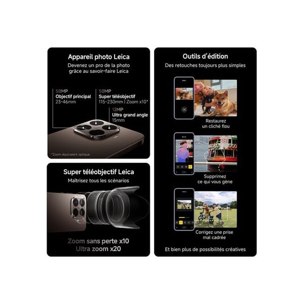 Smartphone - XIAOMI - 15T Pro - 12 Go RAM - 512 Go - Skärm 6,83'' 144 Hz