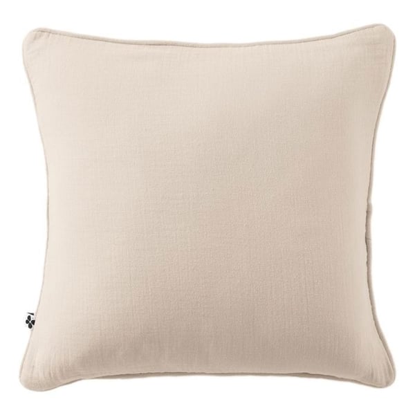 Avtagbart kuddfodral med piping "Gaïa" 45 x 45 cm "Gaze de Coton"