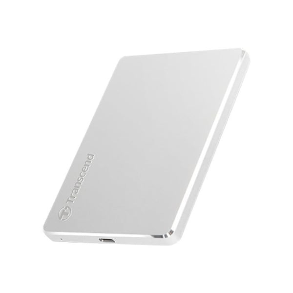TRANSCEND StoreJet 25C3S extern hårddisk - 2 TB - USB 3.1 Gen 1 - Silver