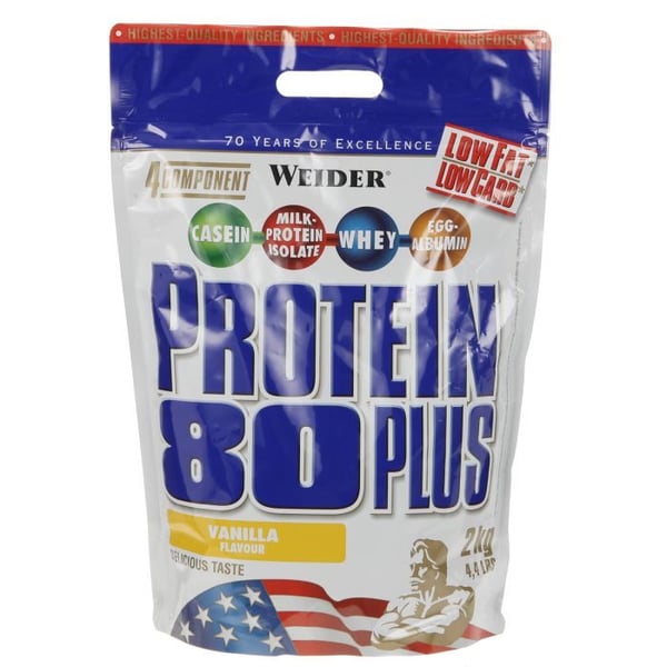 WEIDER Protein 80+ 2 kg Vanilj NTT