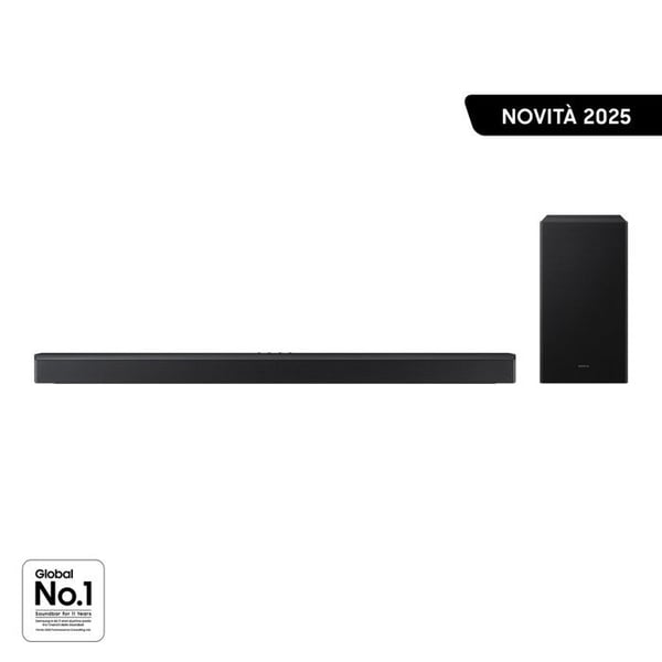 Samsung Soundbar HW-B750F/ZF 5.1 Kanaler Trådlös med Subwoofer Svart