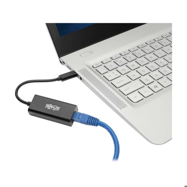 Netværksadapter - Eaton TrippLite - TU - Gigabit Ethernet - USB-C - Sort