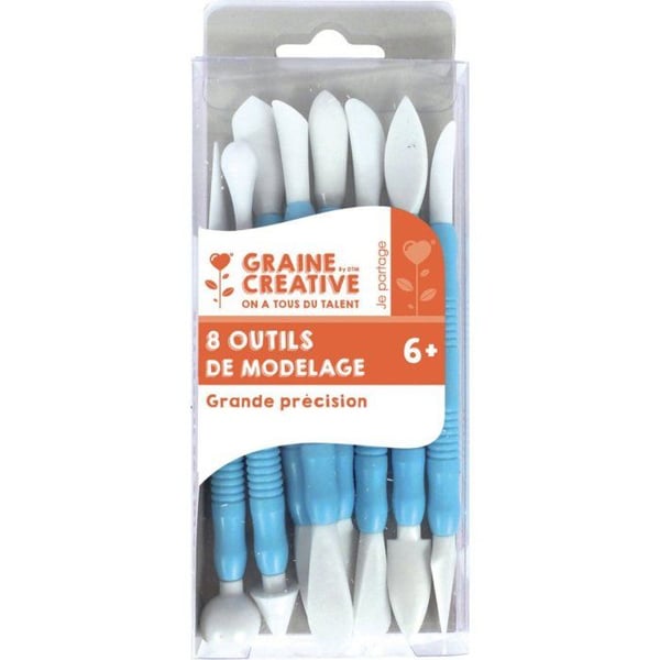 Modellerverktyg - CSK - 8-pack - Dubbeländar - Precision - För modellera.