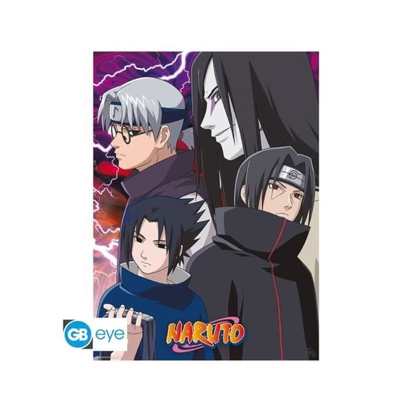 Sæt med 2 plakater - GB eye - NARUTO - Chibi plakat 52x38 - Konoha ninjas & desertører