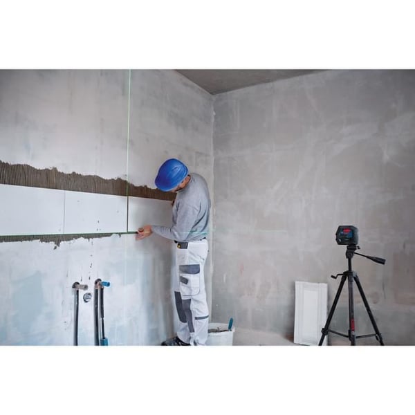 Laser - BOSCH - GCL 2-50 G - 2 punkter og 2 linjer - IP 64 - Rækkevidde 10 m