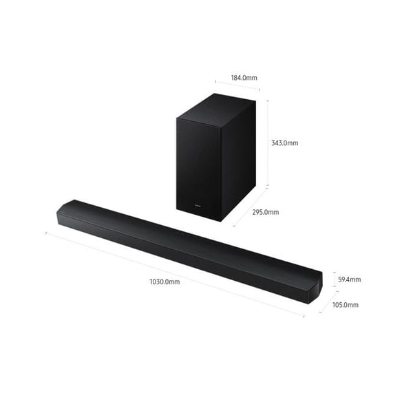Samsung Soundbar HW-B750F/ZF 5.1 Kanaler Trådlös med Subwoofer Svart