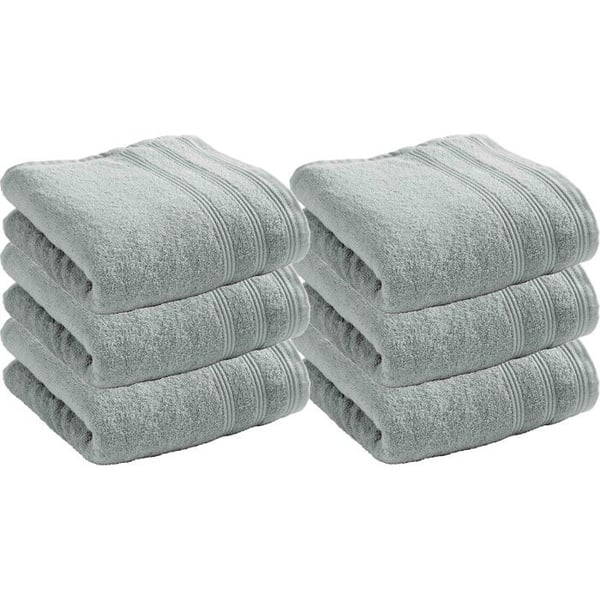 Set med 6 "Spa" frottéhanddukar 50 x 100 cm / 400 gr/m² - "Spa" Perle