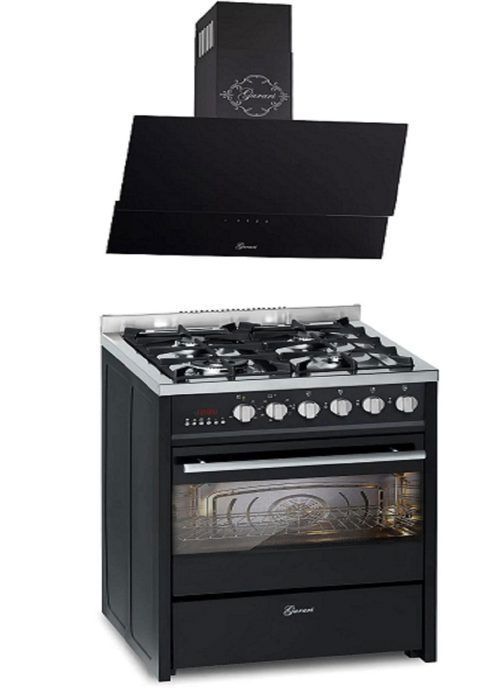 Gasspis - GURARI - GCH E 610 BL+GCH 268 BL 6 PRIME - Elektrisk ugn 60 L - Inox - 8 tillagningslägen