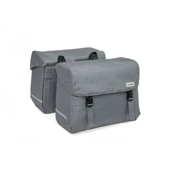 Cykelväska för pakethållare - NEWLOOXS - Mondi Joy Nima - 40 L - Grå - 390x320x180 mm