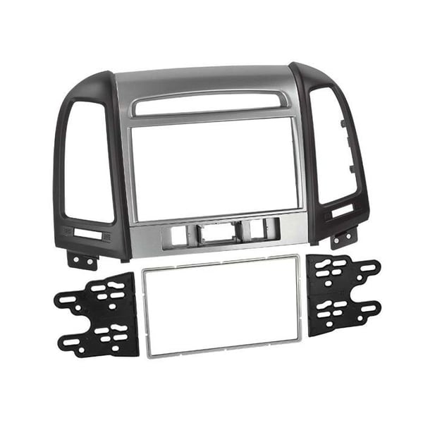 Framskiva 2-DIN för Hyundai Santa Fe 2011-> > svart