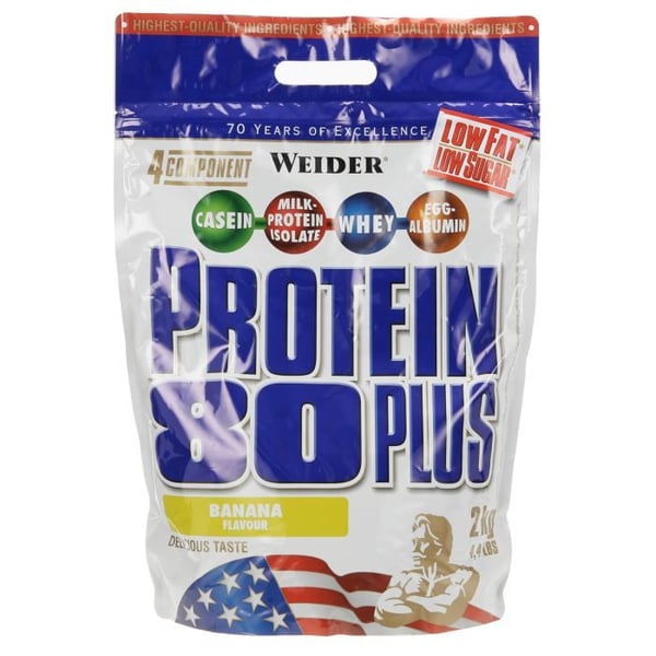 WEIDER Protein 80+ 2 kg Banan NTT