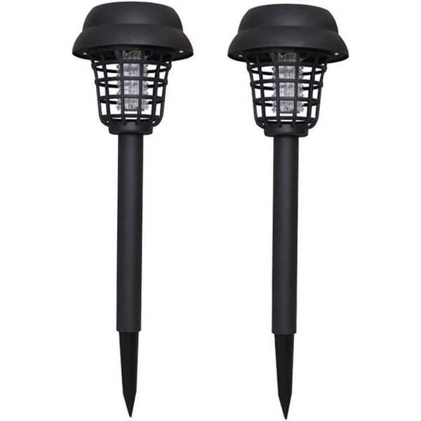 Solar Mosquito Repellent Lamp Mosquito Killer Lamp LED Vit-lila ljusbelysning och Mosquito Killer Solar Lamp [449]