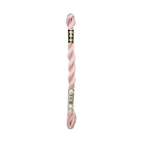Broderigarn - DMC - Storlek 5 - Mycket ljus rosa - 27,3 yards - 100% långfiber bomull
