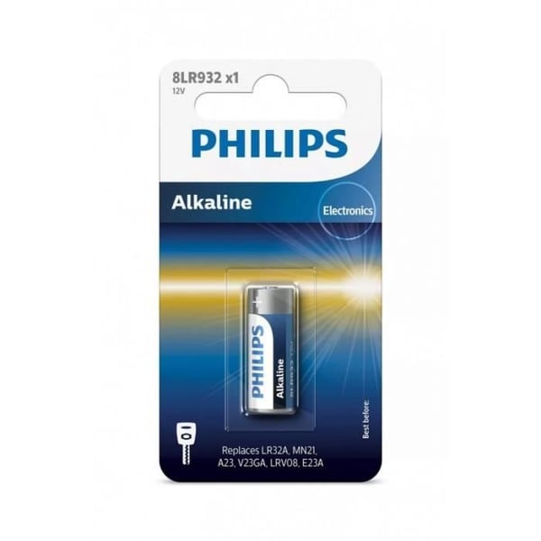 Philips Ultra Alkaline Battery 8LR93201B LR23 12 V BL1 - 4895229106086