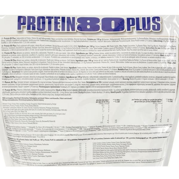 WEIDER Protein 80+ 2 kg Banan NTT