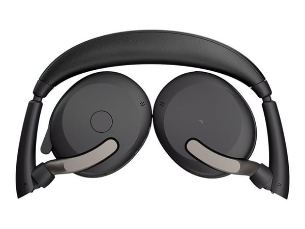 Jabra Evolve2 65 Flex UC Stereo - Headset - on-ear - Bluetooth - trådlöst - aktiv brusreducering - USB-A -