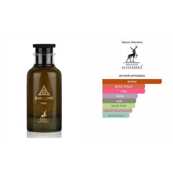 Jean Lowe Noir Eau De Parfum 100ML - Maison Alhambra