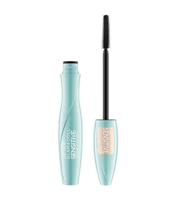 Mascara - CATRICE - Glam & Doll Sensitive Volume - Vattentålig - Elastomer - Ultra svart