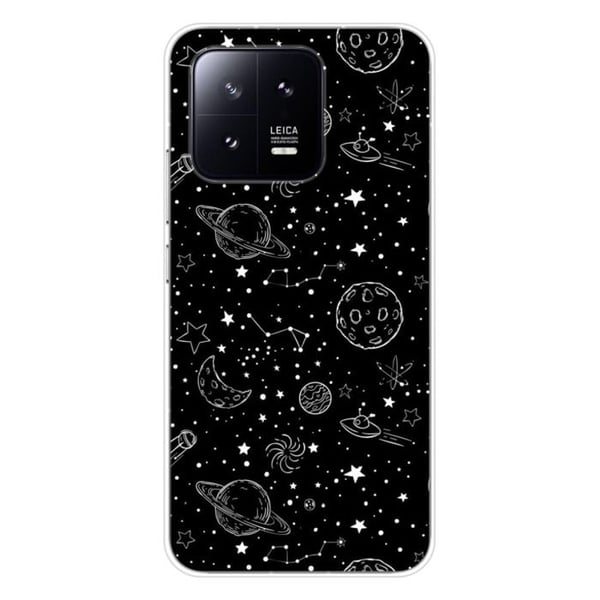 Tryckt silikonfodral som är kompatibelt med Xiaomi 13 Galaxy draw