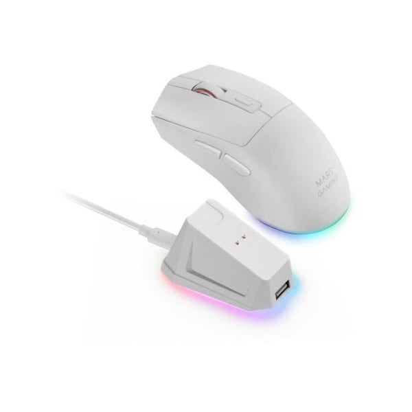 Mars Gaming Mm-t3 Trådlös Mus Rgb Optisk Bluetooth 5.0 14400 Dpi Huano Vita Brytare