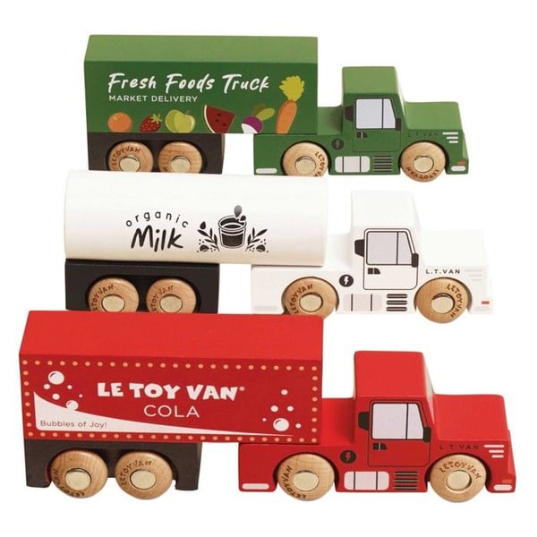 Le Toy Van - Lastbil- och släpvagnsset - PETIT JOUR