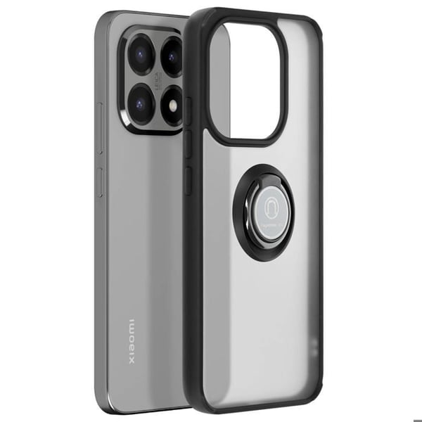 Ringfodral - AVIZAR - Xiaomi 15T - Svart - Rotationsring 360° - Magnetisk fäste