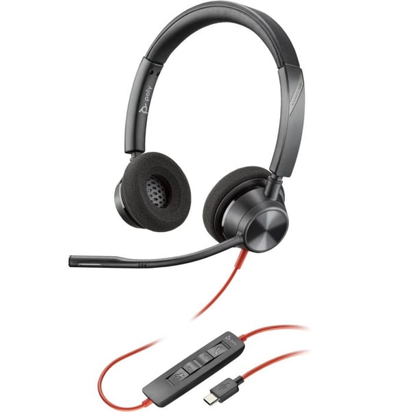 Hörlurar - HP - Poly Blackwire 3320 - USB-C - Trådbunden - Kontor/Callcenter
