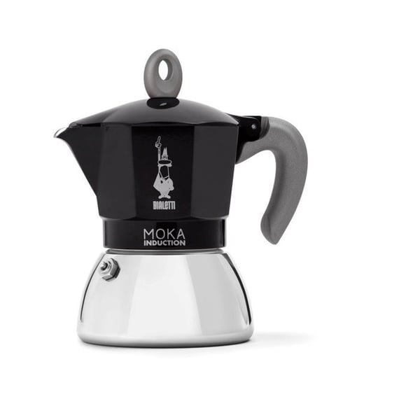 Italialainen kahvinkeitin - BIALETTI - MOKA Induktio - 4 kuppia - 150 ml - Musta