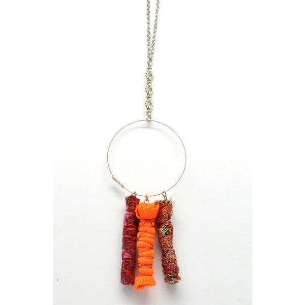 Piti - Lång collier Mimi orange