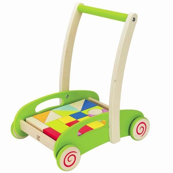 Vogn med klodser - HAPE - Læring legetøj - Unisex - Barn - 12 år Vogn med klodser - HAPE - Læring legetøj - Unisex - Barn - 12 år