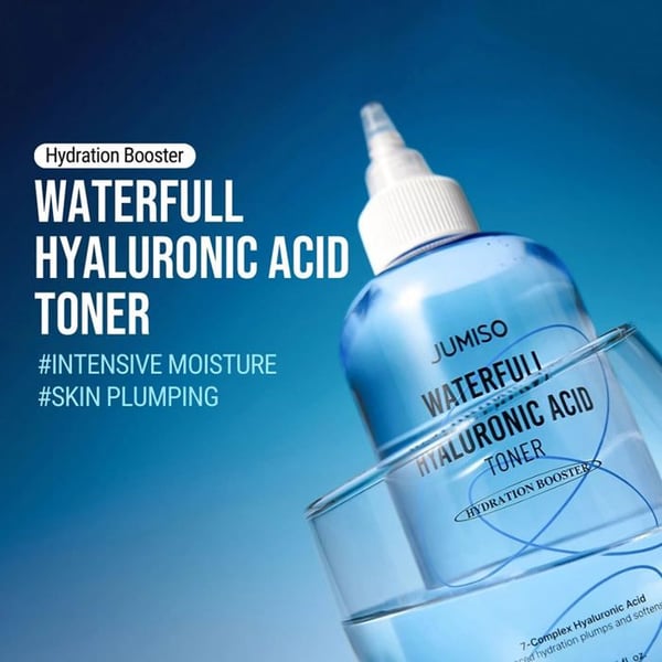 Fuktgivande ansiktstoner - JUMISO - Waterfull Hyaluronic Toner - 250ml - Hyaluronsyra - Känslig hud