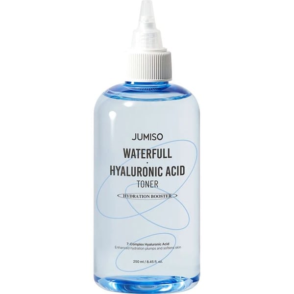 Fuktgivande ansiktstoner - JUMISO - Waterfull Hyaluronic Toner - 250ml - Hyaluronsyra - Känslig hud